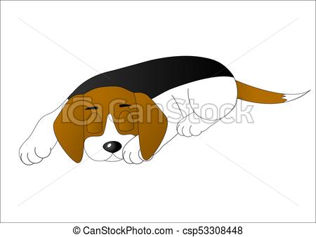 450x338 Sleeping Dog - Sleeping Dog Drawing