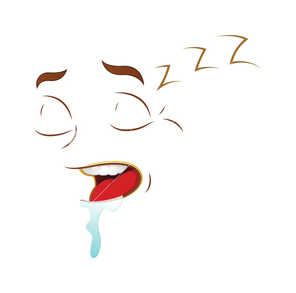 1000x990 sleeping face expression drawing royalty free stock image - Sleeping Drawing