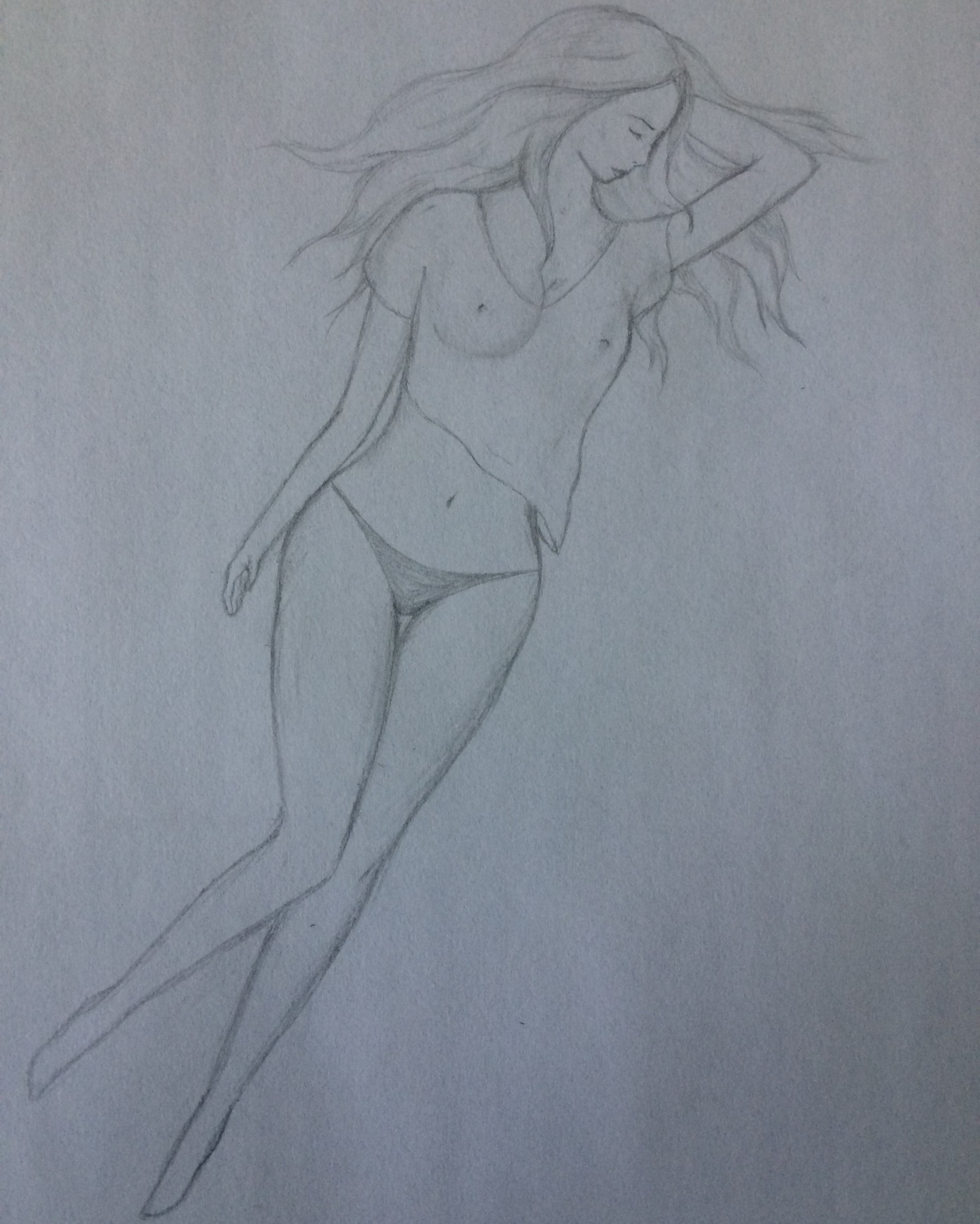 1920x2398 Artstation - Sleeping Girl Drawing