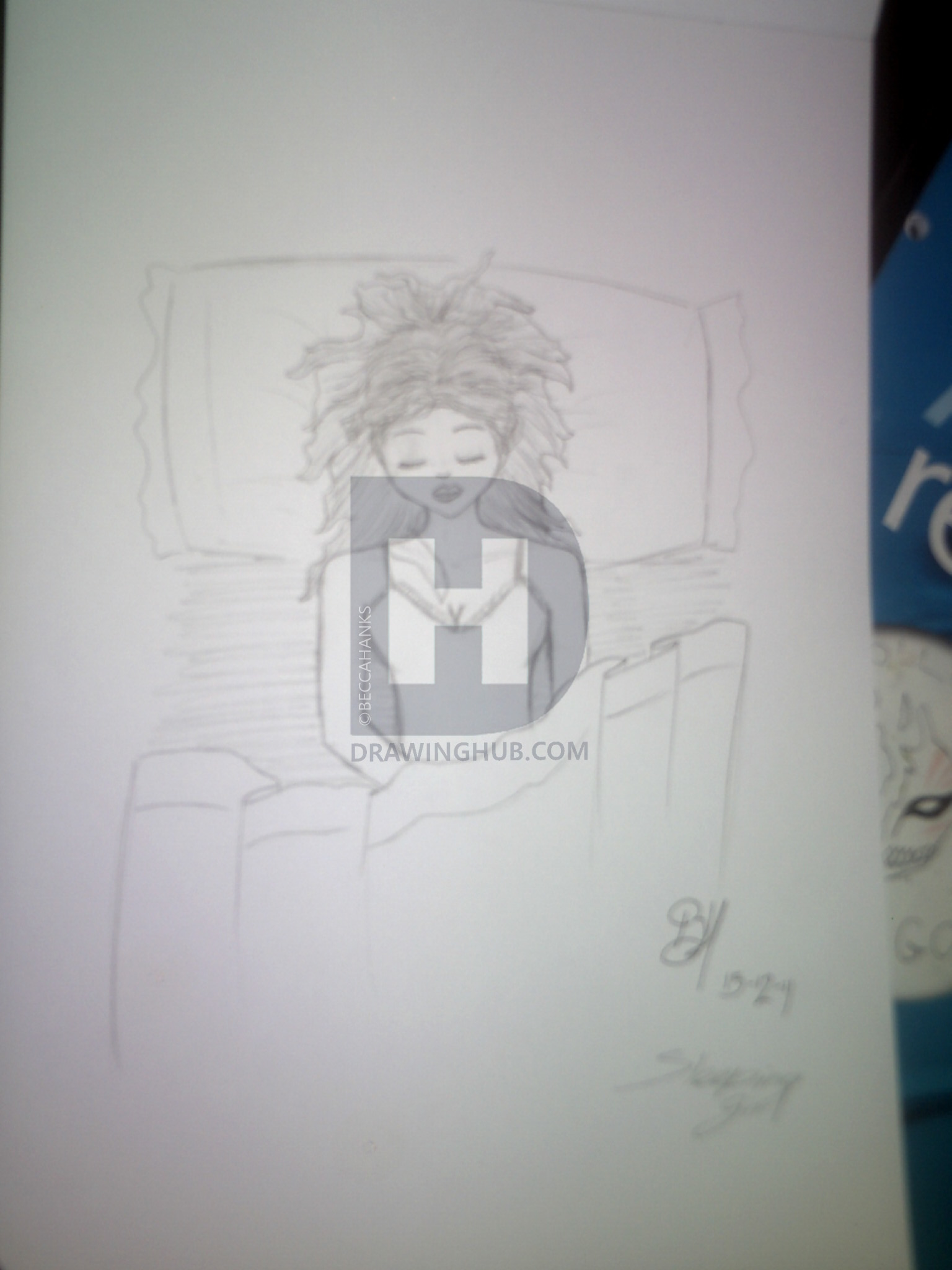 1536x2048 Sleeping Girl Drawing - Sleeping Girl Drawing