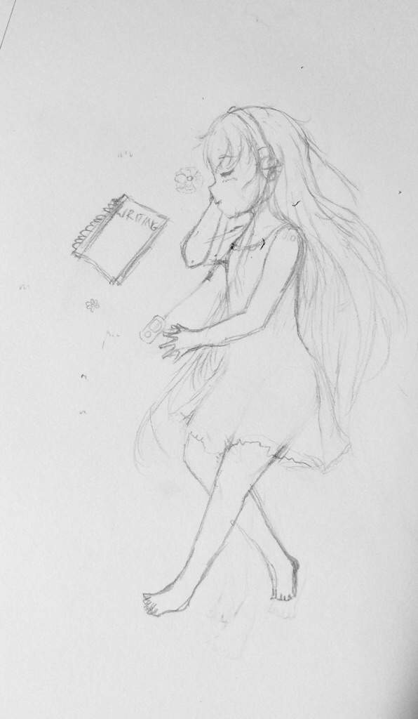 596x1024 Sleeping Girl Anime Art Amino - Sleeping Girl Drawing