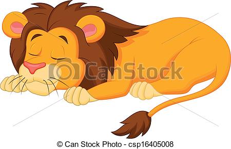 450x290 Sleeping Lion Clipart - Sleeping Lion Drawing
