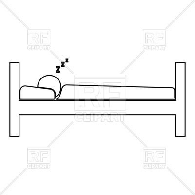400x400 Man Sleep Icon - Sleeping Man Drawing