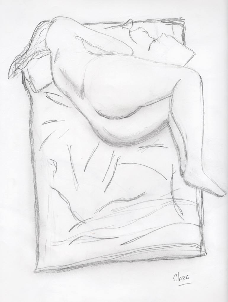 770x1020 Sleeping Woman Drawing - Sleeping Woman Drawing