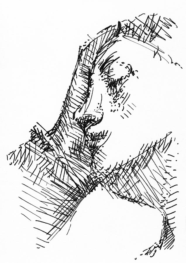 636x900 Sleeping Woman Drawing - Sleeping Woman Drawing