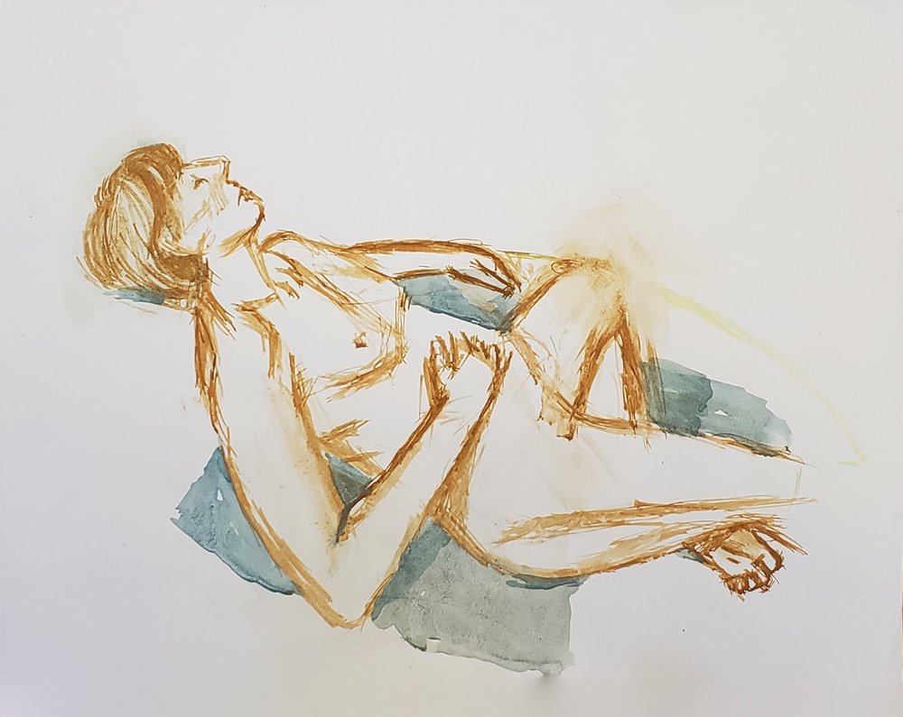 1000x795 Sleeping Woman I The Drawing Studio - Sleeping Woman Drawing
