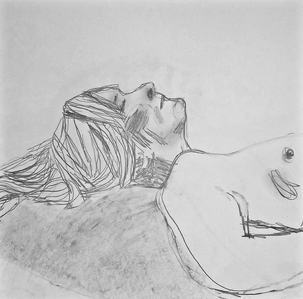 1000x989 Sleeping Woman Iii The Drawing Studio - Sleeping Woman Drawing