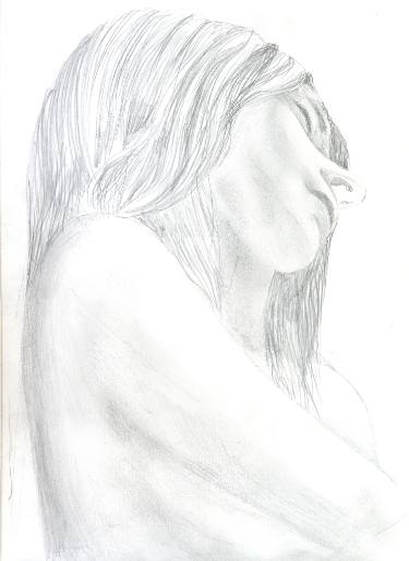 375x514 Sleeping Woman Drawing - Sleeping Woman Drawing
