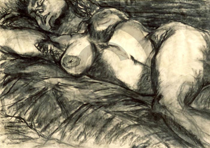 700x494 charlotte newson visual artist woman sleeping - Sleeping Woman Drawing