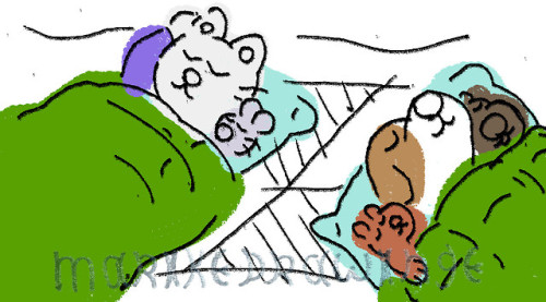 500x277 Marike Drawings, Sleepover - Sleepover Drawings