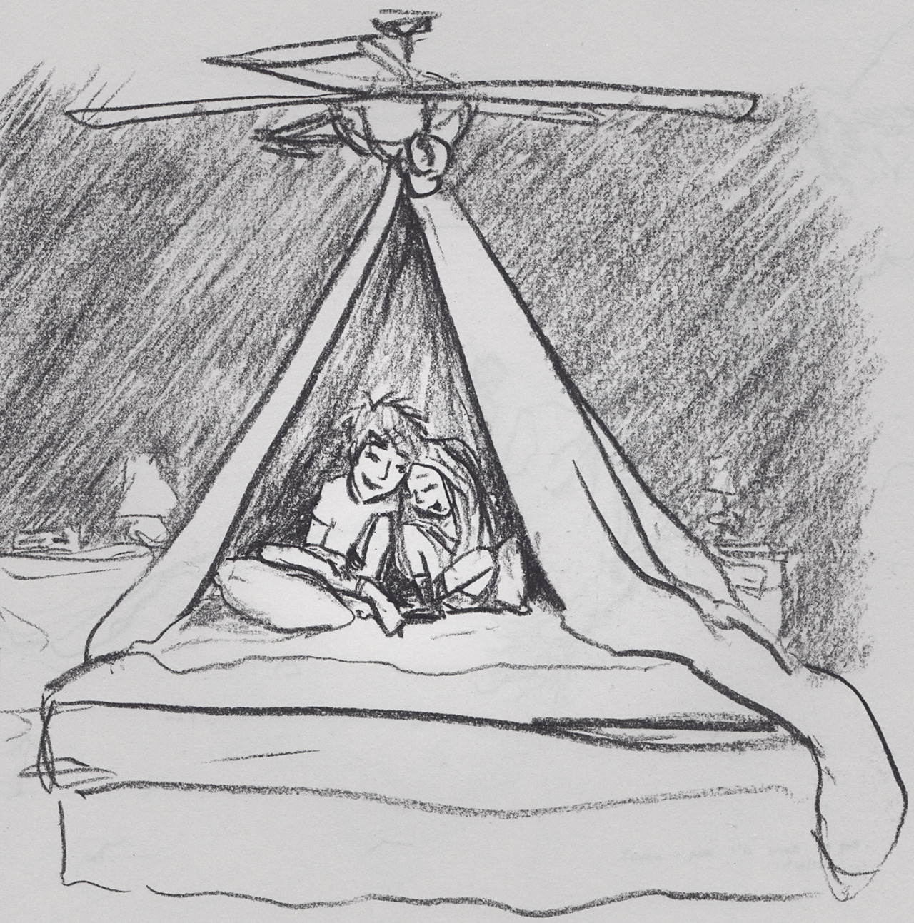 1280x1293 the drawings of curtis wiklund sleepover with my best friend - Sleepover Drawings