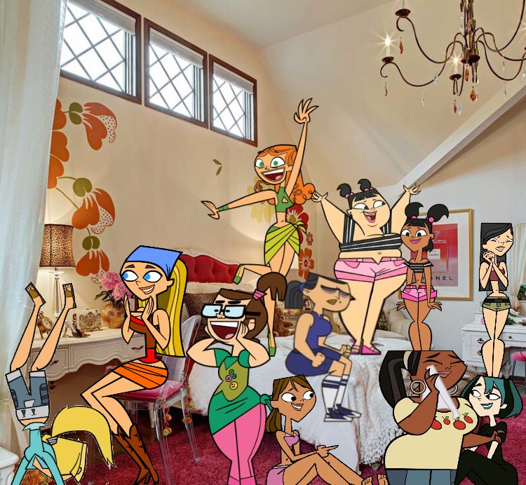 750x692 total drama island sleepover total drama total drama island - Sleepover Drawings