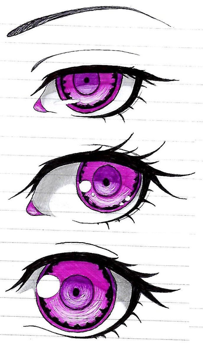 687x1163 purple eyes - Sleepy Eyes Drawing