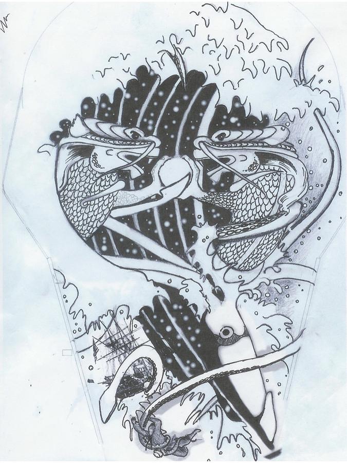 675x900 sleeve pattern drawing - Sleeve Drawing