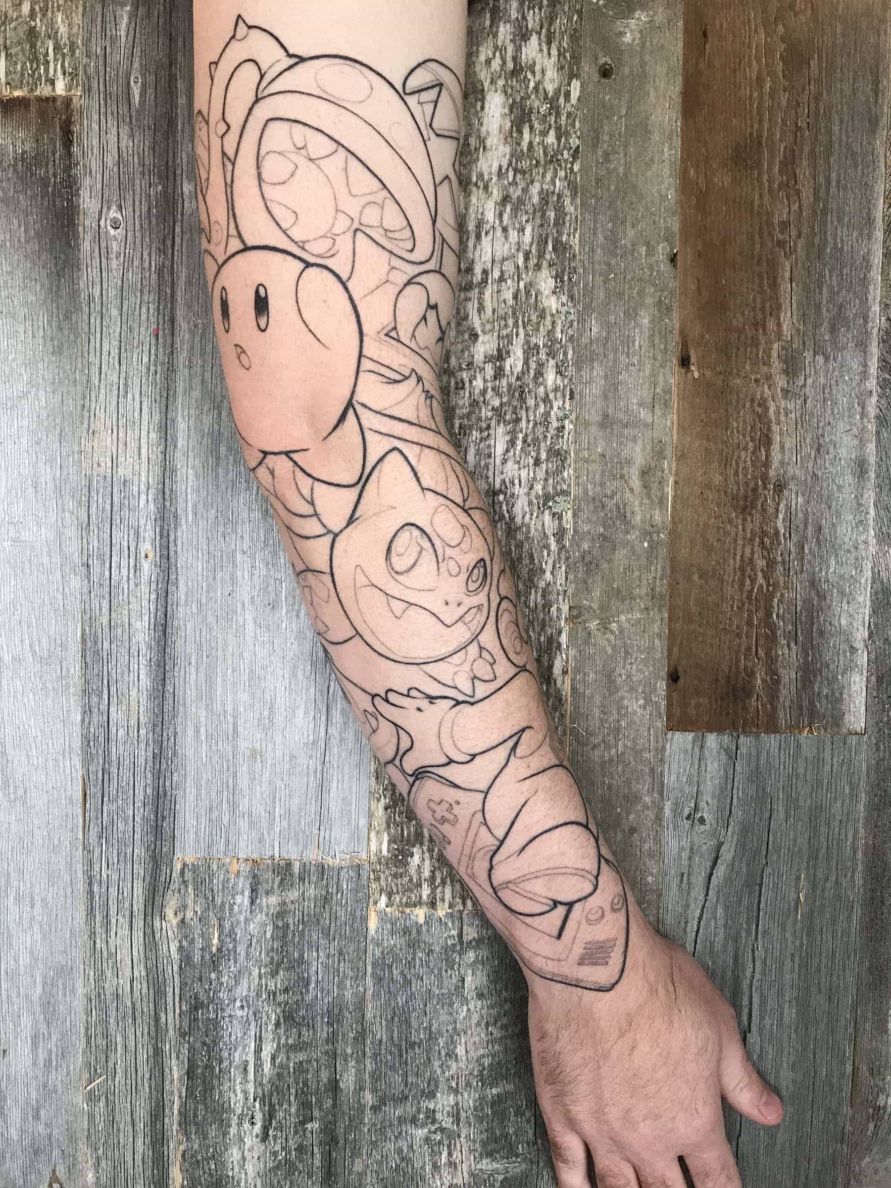 1800x2400 what it's like getting a full sleeve tattoo - Sleeve Drawing