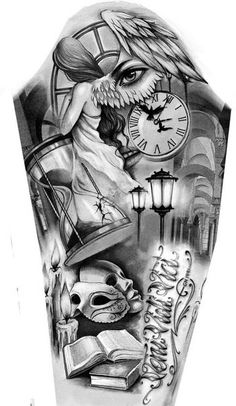 Sleeve Tattoo Drawings at PaintingValley.com | Explore collection of