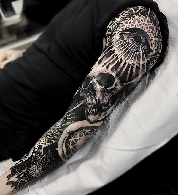 Sleeve Tattoo Drawings at PaintingValley.com | Explore collection of ...