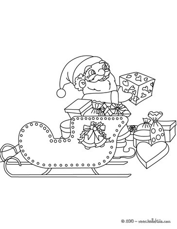 364x470 Sleigh Coloring Pages, Drawing For Kids, Videos For Kids - Sleigh Drawing