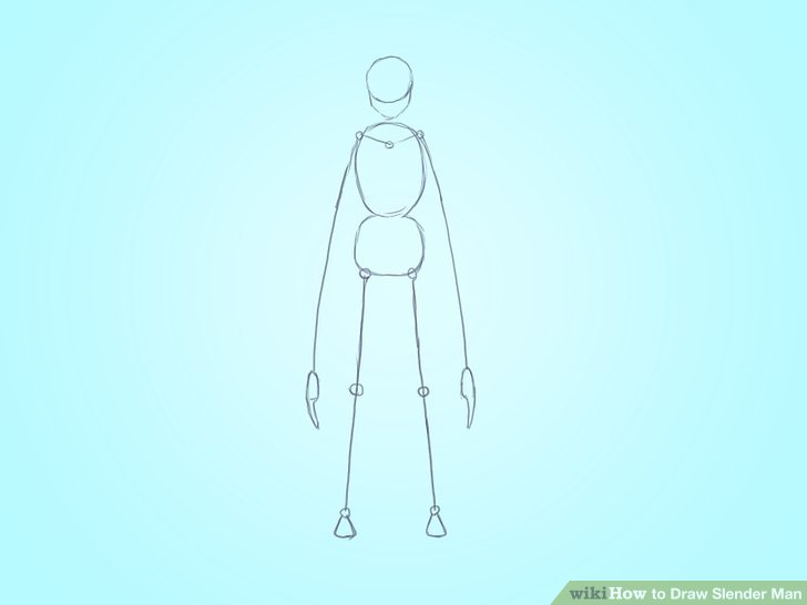 728x546 How To Draw Slender Man - Slender Man Drawing
