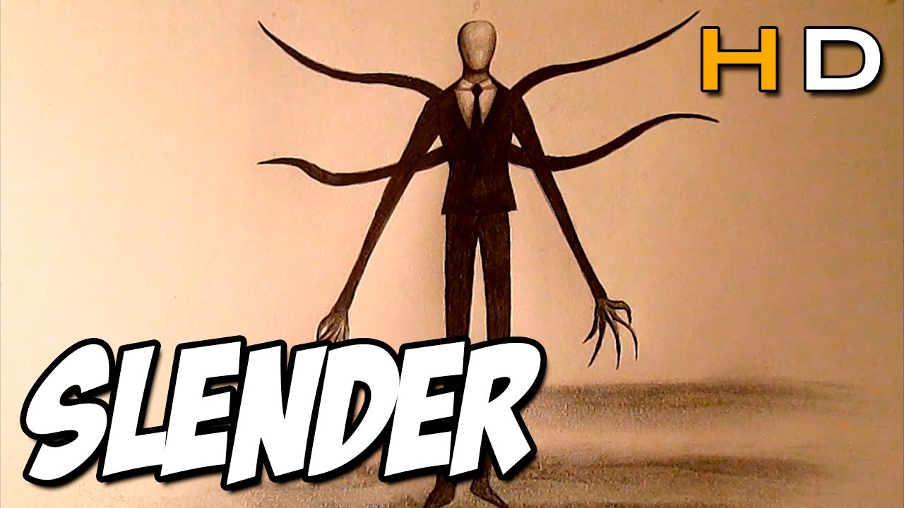 1280x720 How To Draw Slenderman Step - Slender Man Drawing