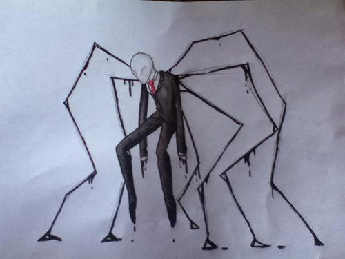 Slender Man Drawing at PaintingValley.com | Explore collection of ...