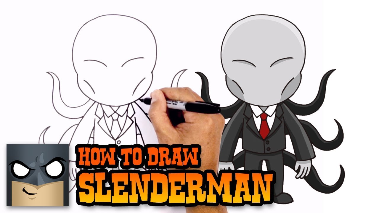 1280x720 How To Draw Slenderman - Slenderman Drawing