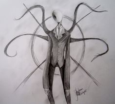236x212 best slender man drawing images creepypasta slenderman - Slenderman Drawing