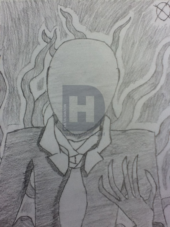 720x960 Slenderman Drawing - Slenderman Drawing