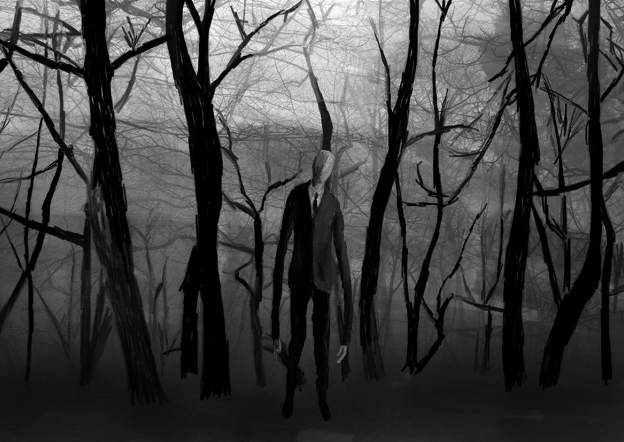 Slenderman Drawing At Paintingvalley Com Explore Collection Of