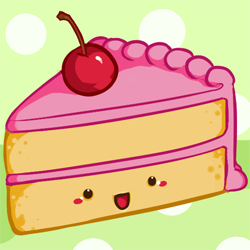 250x250 How To Draw A Kawaii - Slice Cake Drawing