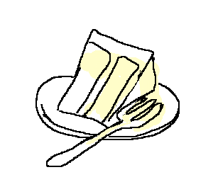 300x250 a slice of cake drawing - Slice Drawing