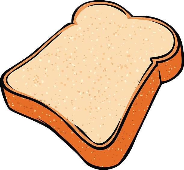 612x565 Collection Of Free Bread Clipart Sales Clipart Download - Slice Of Bread Drawing