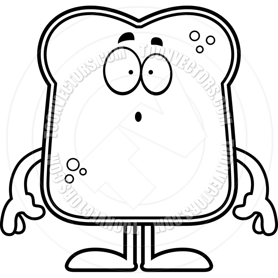 940x940 Drawn Bread Drawing - Slice Of Bread Drawing