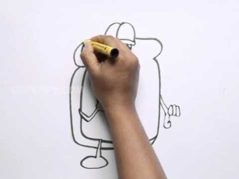480x360 How To Draw A Cartoon Slice Of Bread - Slice Of Bread Drawing
