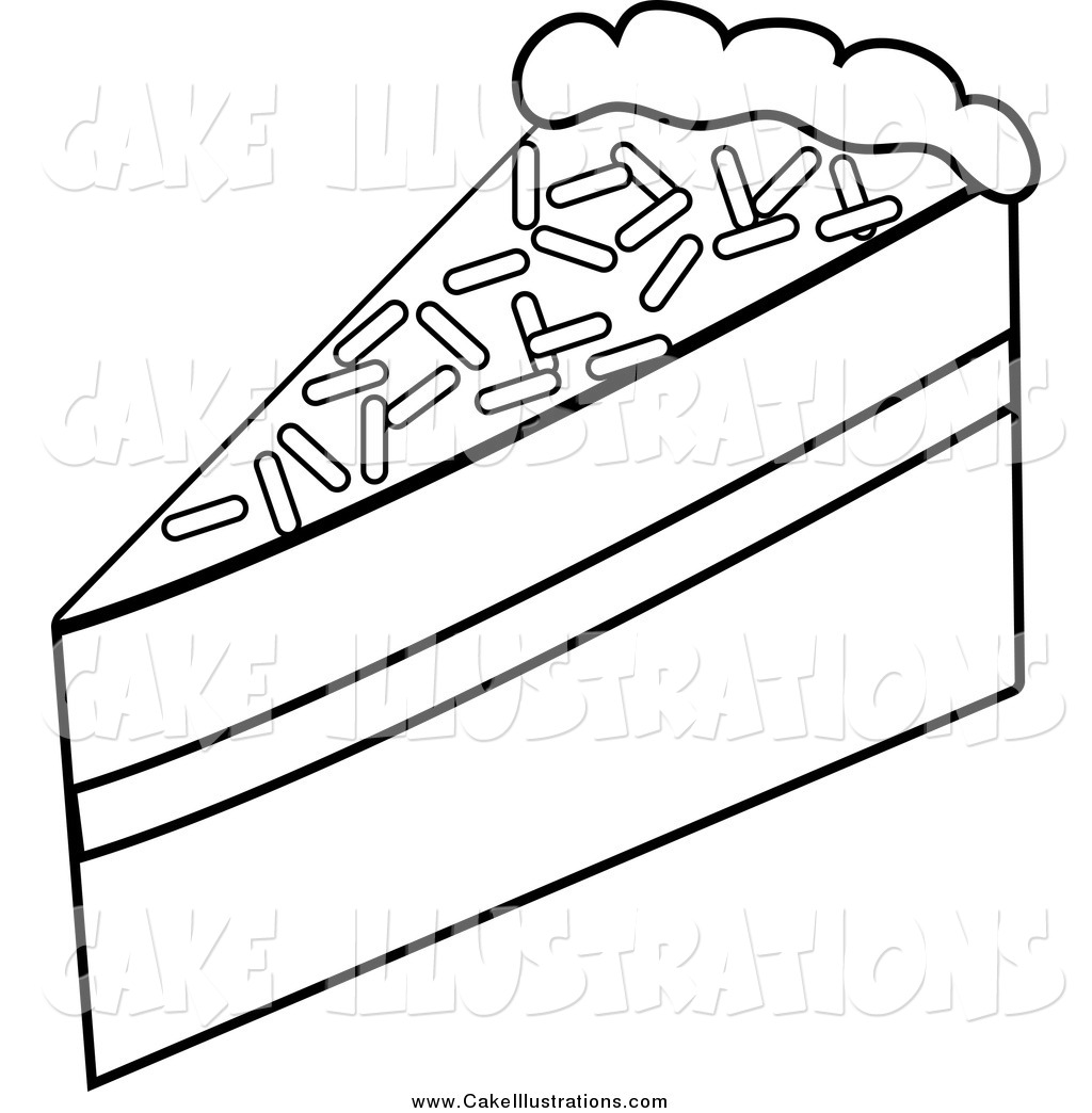 1024x1044 chocolate cake clipart draw - Slice Of Cake Drawing