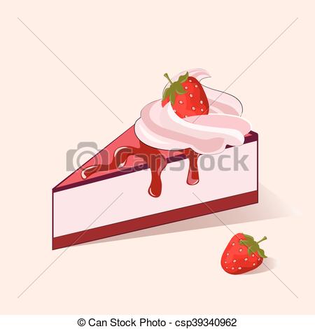 450x470 clipart of cake slice clip art - Slice Of Cake Drawing