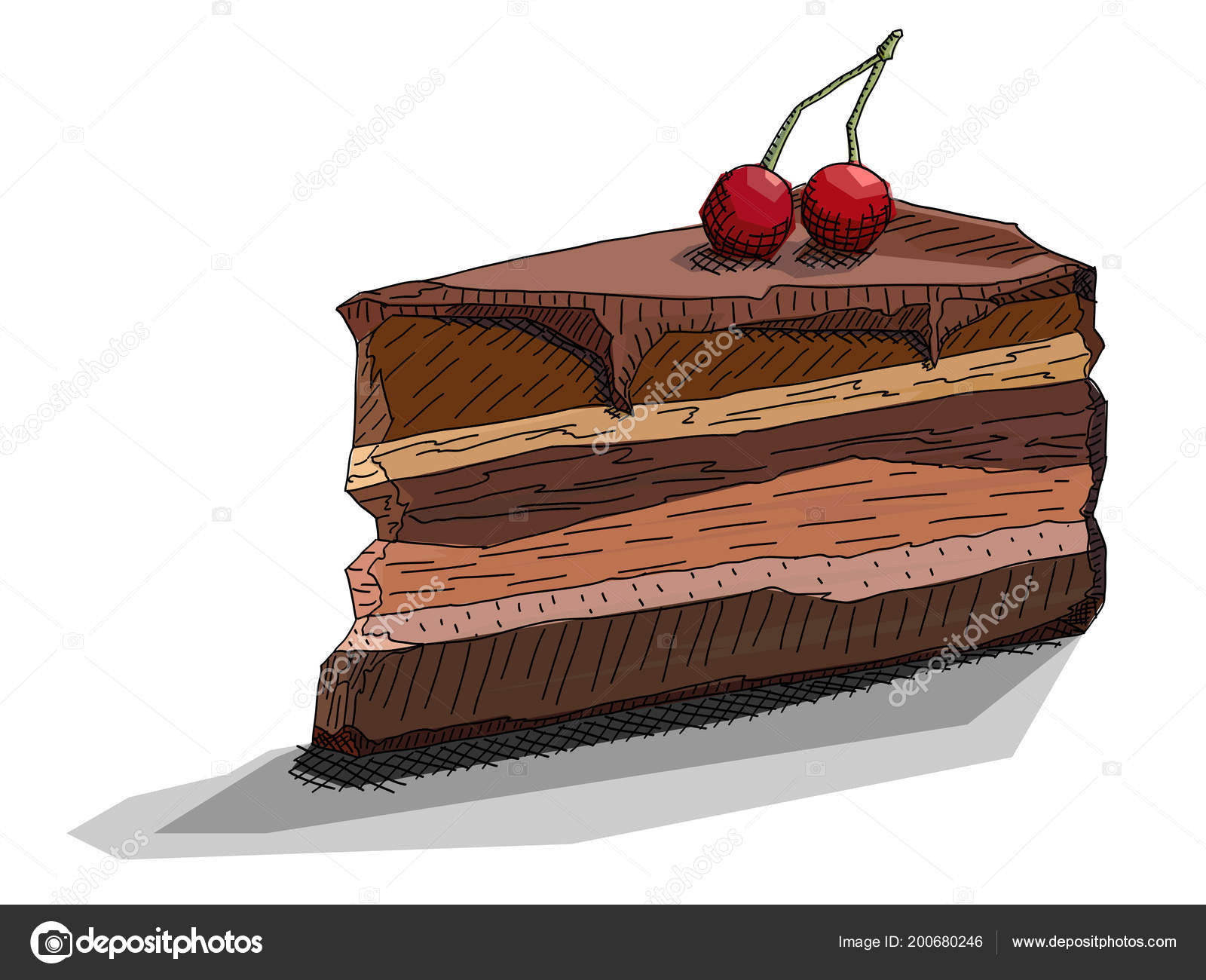 1600x1300 slice of cake drawing inspirational vector illustration graphic - Slice Of Cake Drawing