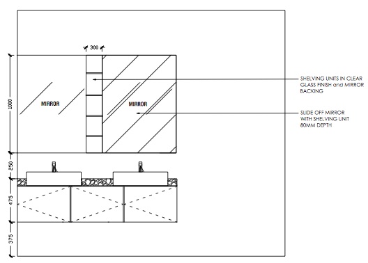 528x378 interior design renovation - Sliding Door Elevation Drawing