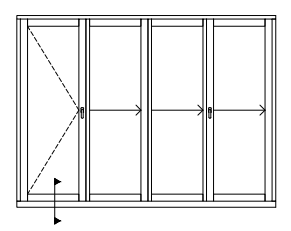 291x231 window door brochures drawings livingwood - Sliding Door Elevation Drawing