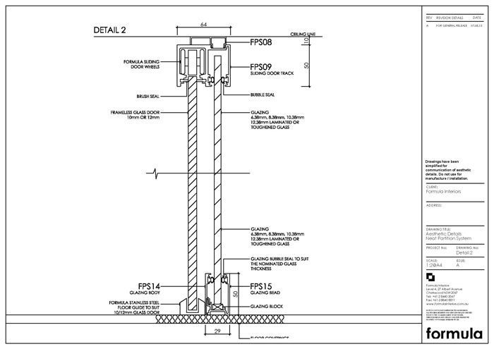 700x495 sliding door detail drawings - Sliding Door Elevation Drawing