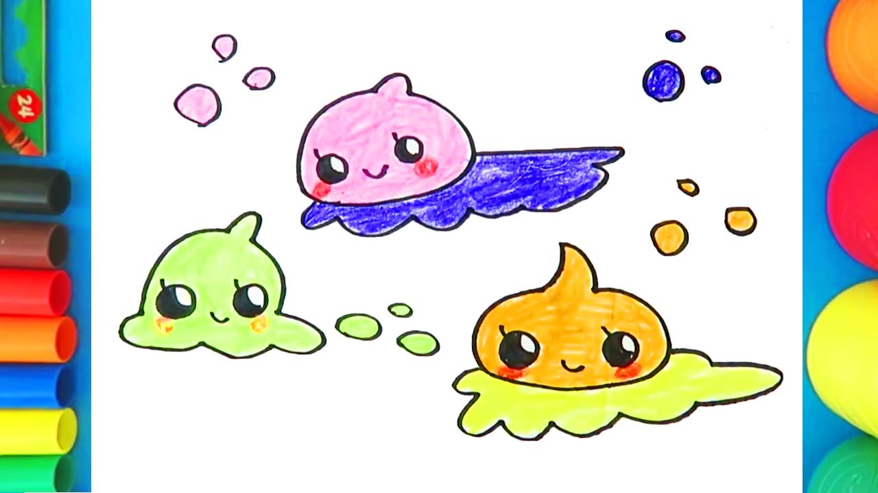 Slime Drawing at PaintingValley.com | Explore collection of Slime Drawing