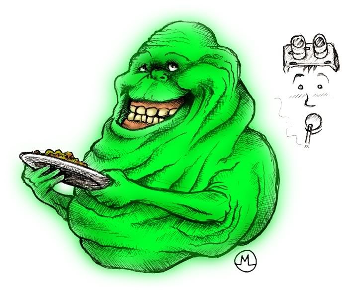 700x583 slimer drawing - Slimer Drawing