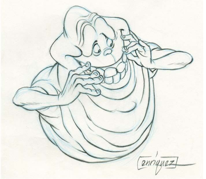 713x621 incredible ghostbusters concept art - Slimer Ghostbusters Drawing