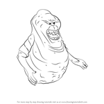 150x150 learn how to draw slimer from ghostbusters - Slimer Ghostbusters Drawing