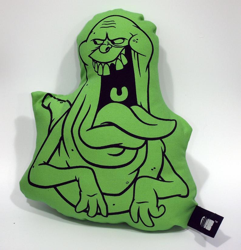 794x825 slimer ghostbusters throw pillow illow movie decor retro etsy - Slimer Ghostbusters Drawing