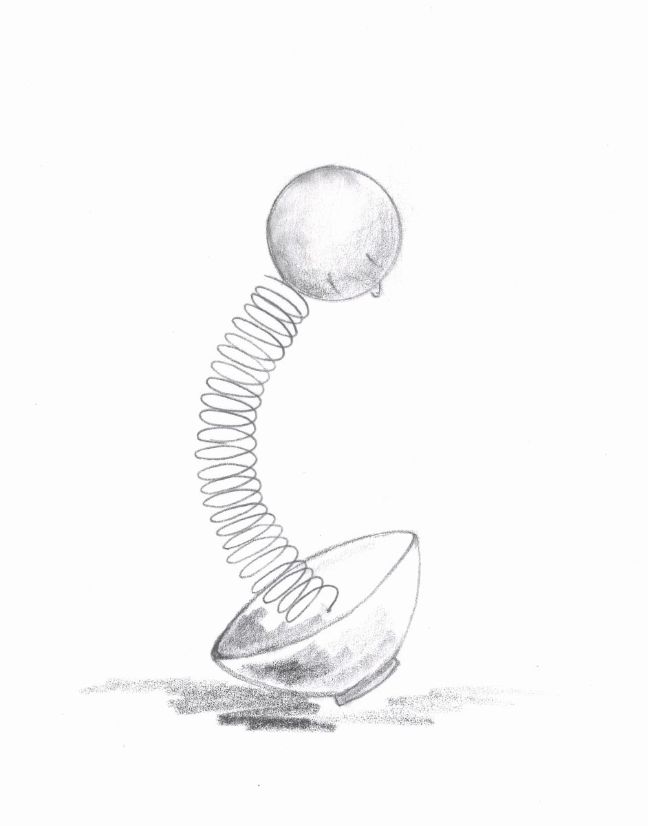 942x1200 The Ball, The Bowl, And The Slinky - Slinky Drawing