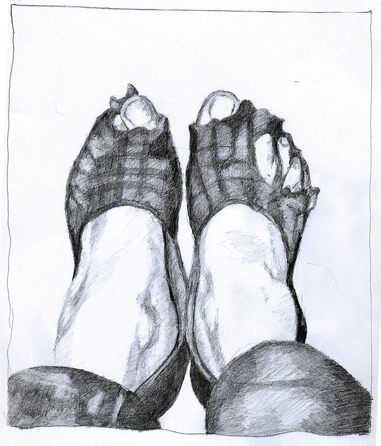 Slippers Drawing at PaintingValley.com | Explore collection of Slippers