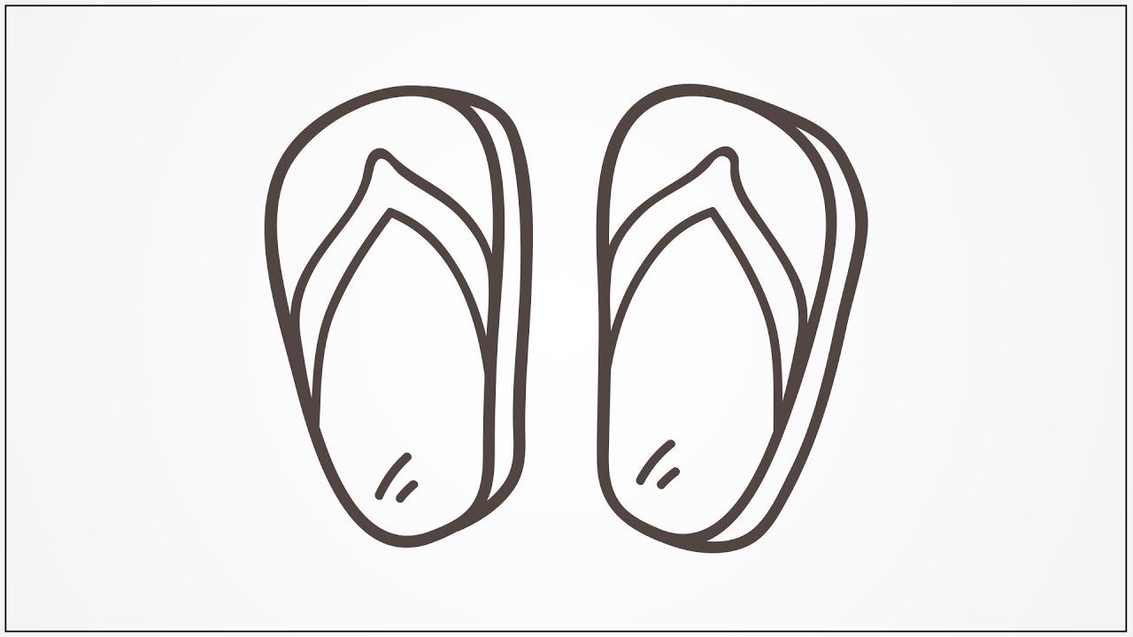Slippers Drawing at PaintingValley.com | Explore collection of Slippers