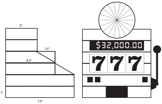 550x355 vegas slot machine birthday cake love and olive oil - Slot Machine Drawing