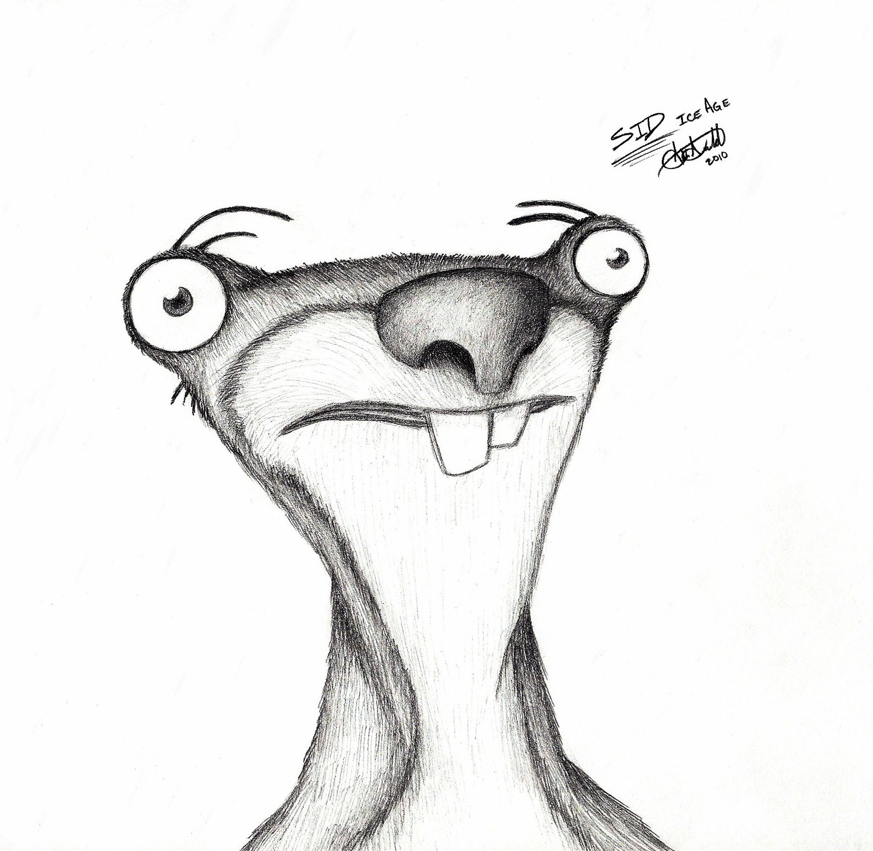 1727x1683 sloth drawings - Sloth Drawing